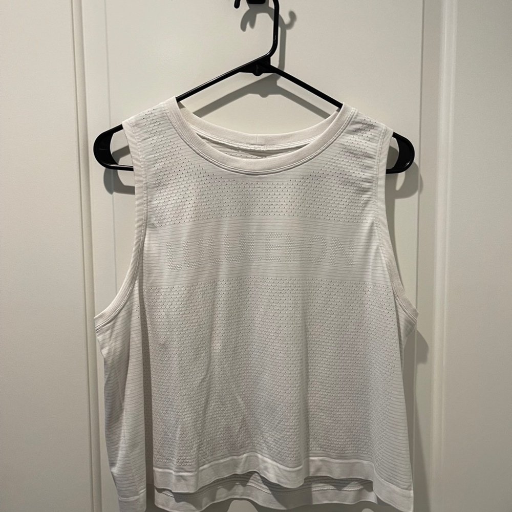 White LuluLemon Tank